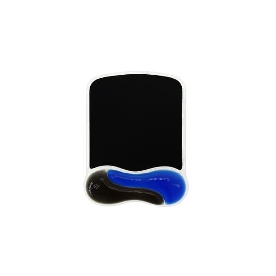 Kensington Duo Gel Wave Mouse Pad Wrist Rest Blue