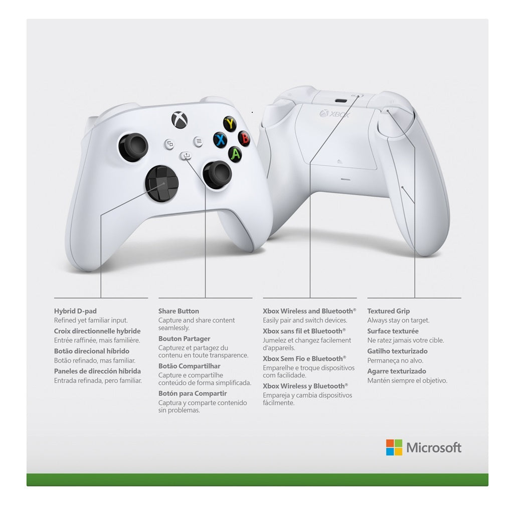 Xbox Wireless Controller - Robot White