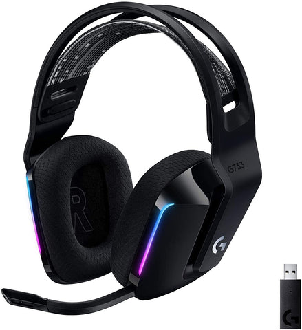 Logitech G733 LIGHTSPEED Wireless RGB Gaming Headset - Black