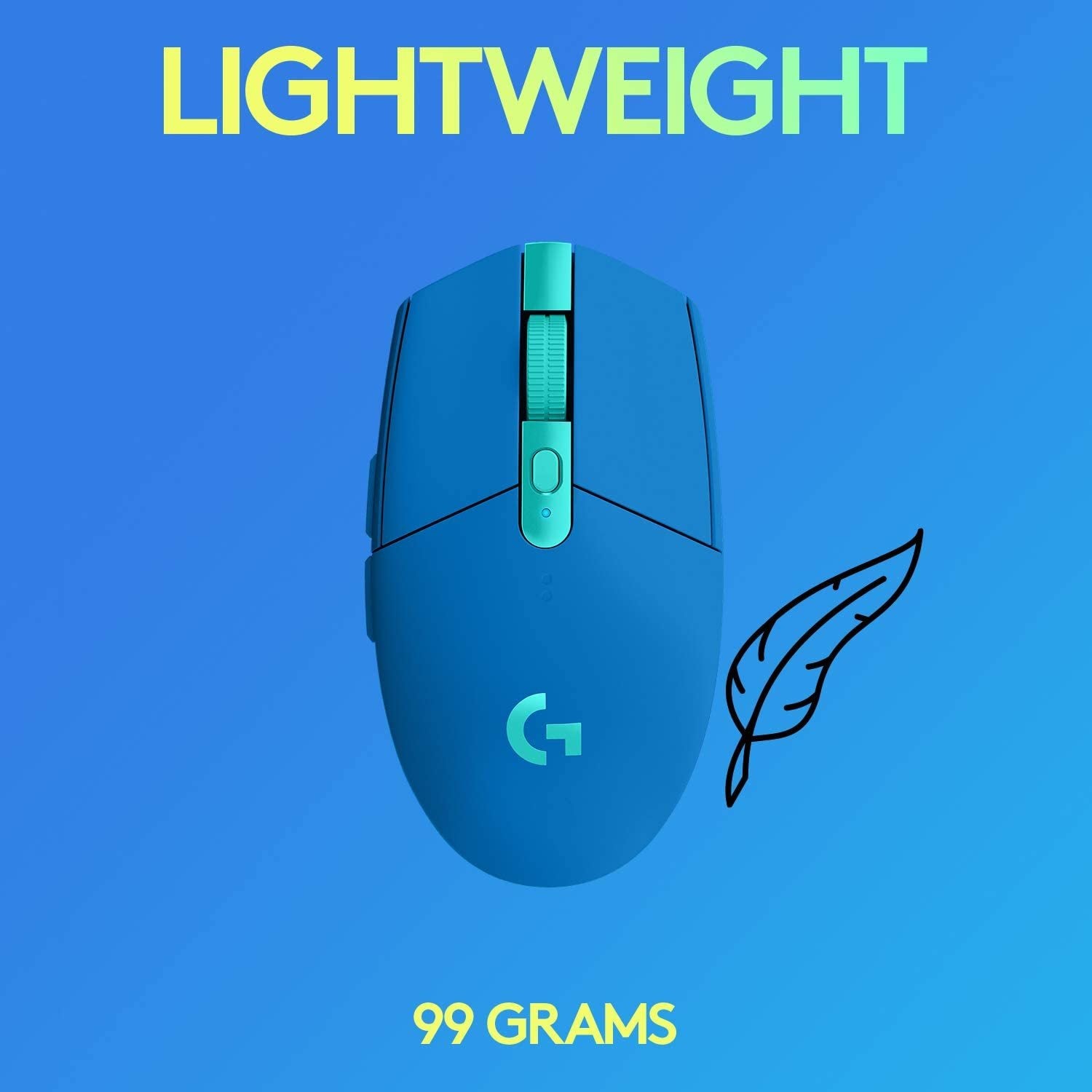 Logitech G305 LIGHTSPEED Wireless Gaming Mouse - Blue