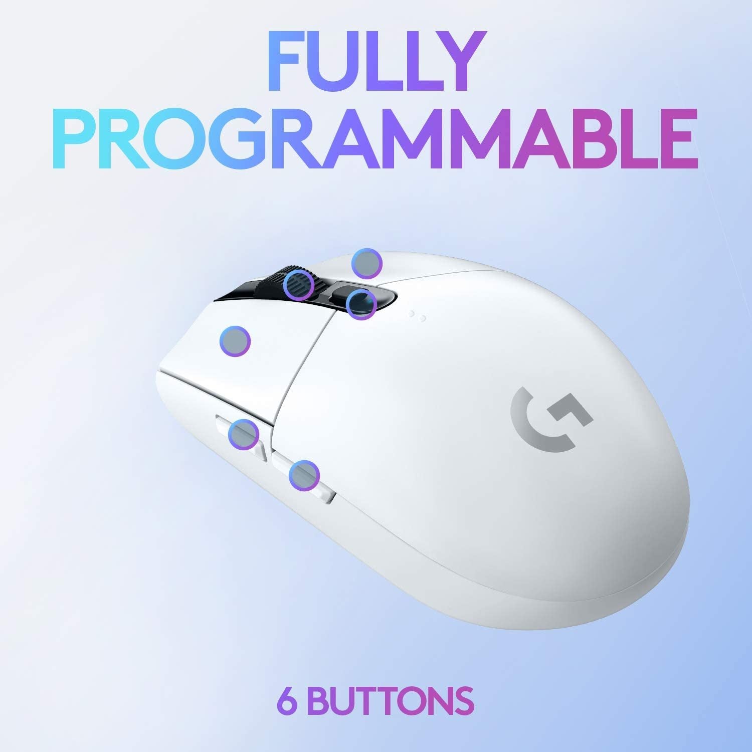 Logitech G305 LIGHTSPEED Wireless Gaming Mouse - White