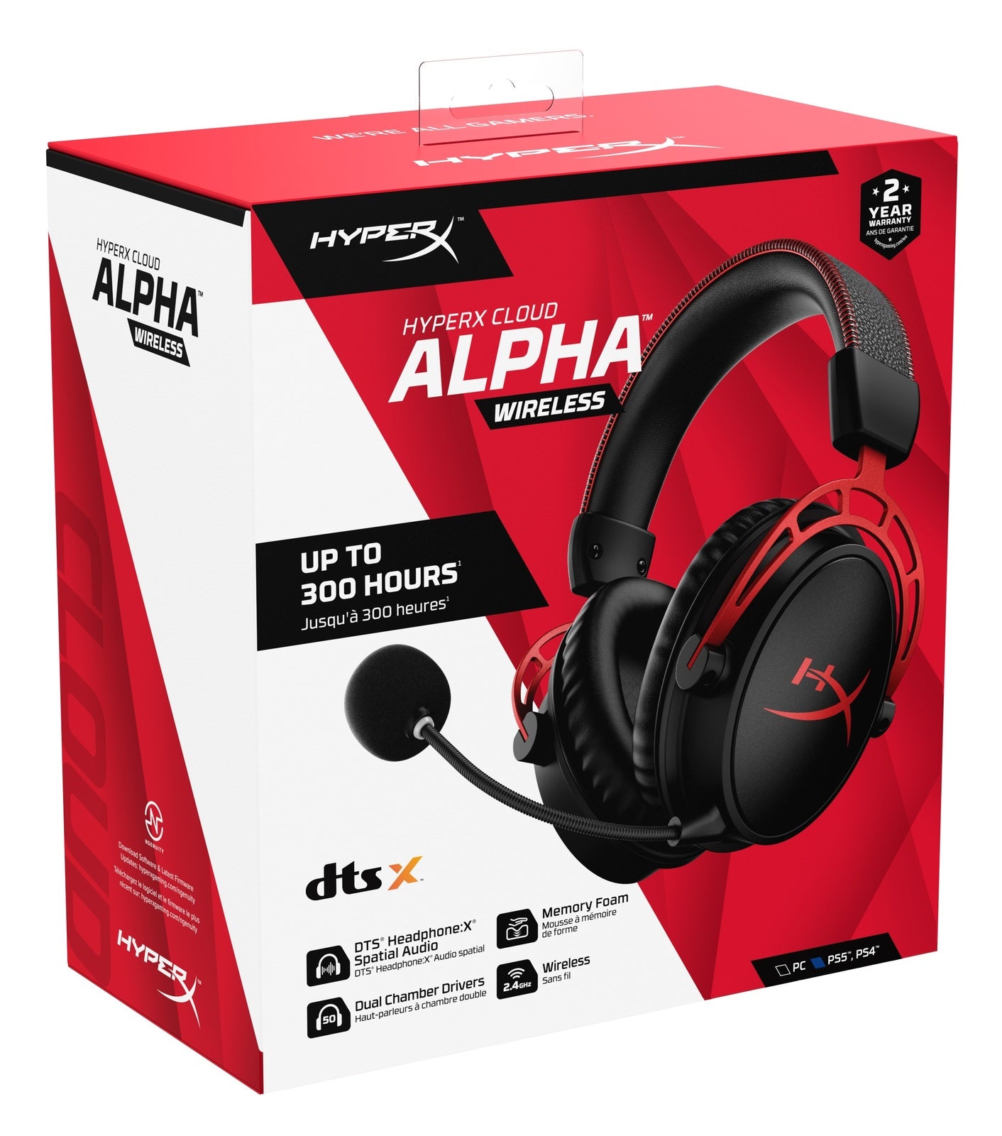 HyperX Cloud Alpha Wireless Gaming Headset