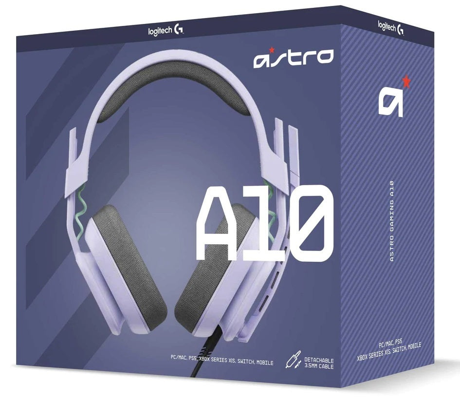 Astro Gaming A10 Gen 2 Wired Headset for PC (Lilac)