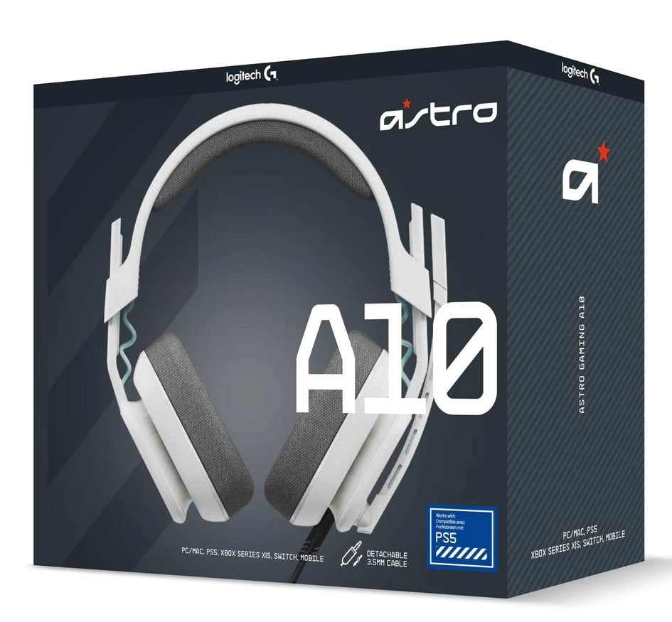 Astro Gaming A10 Gen 2 Wired Headset for PS5 (White)