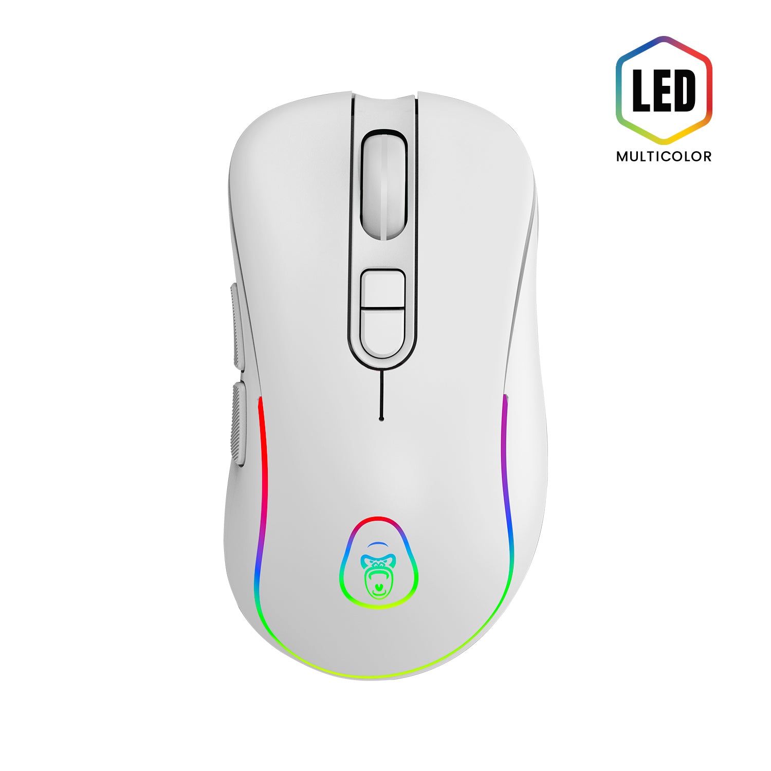 Gorilla Gaming Wired Mouse - White