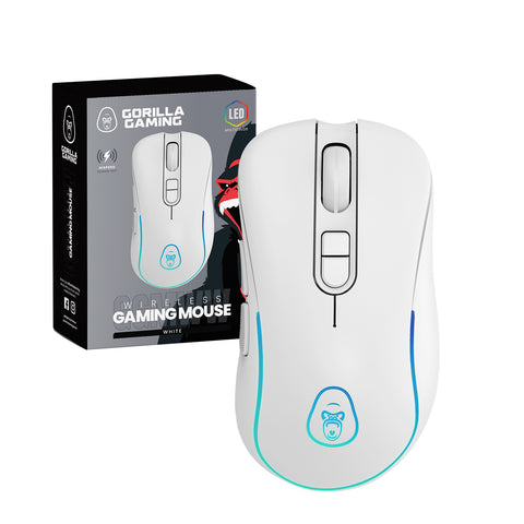 Gorilla Gaming Wireless Mouse - White
