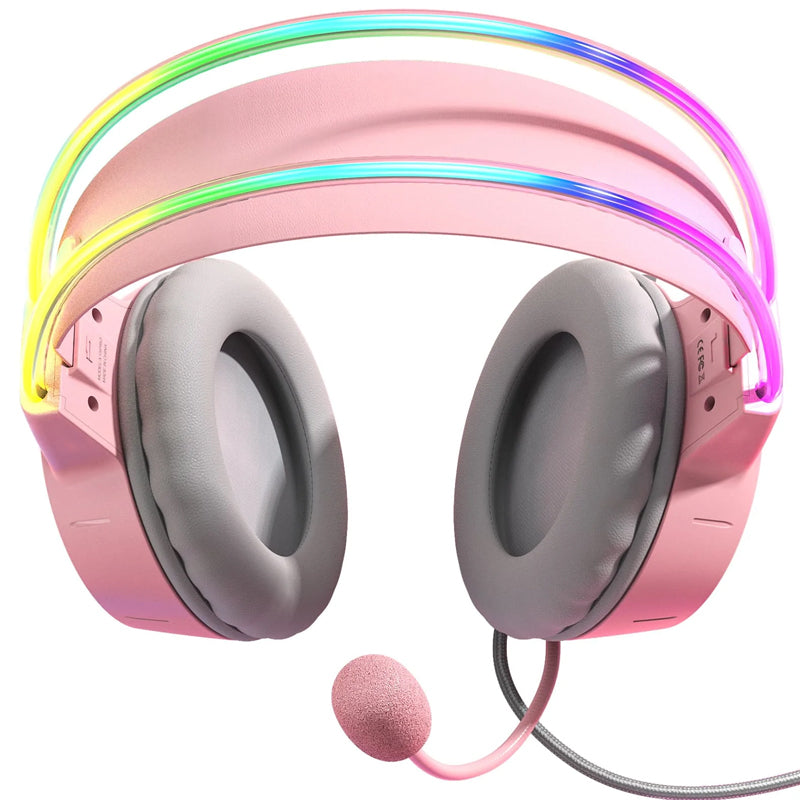 Onikuma X15 Pro Wired Gaming Headset - Pink