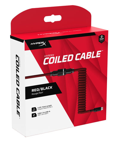 HyperX Coiled Cable (Red & Black)