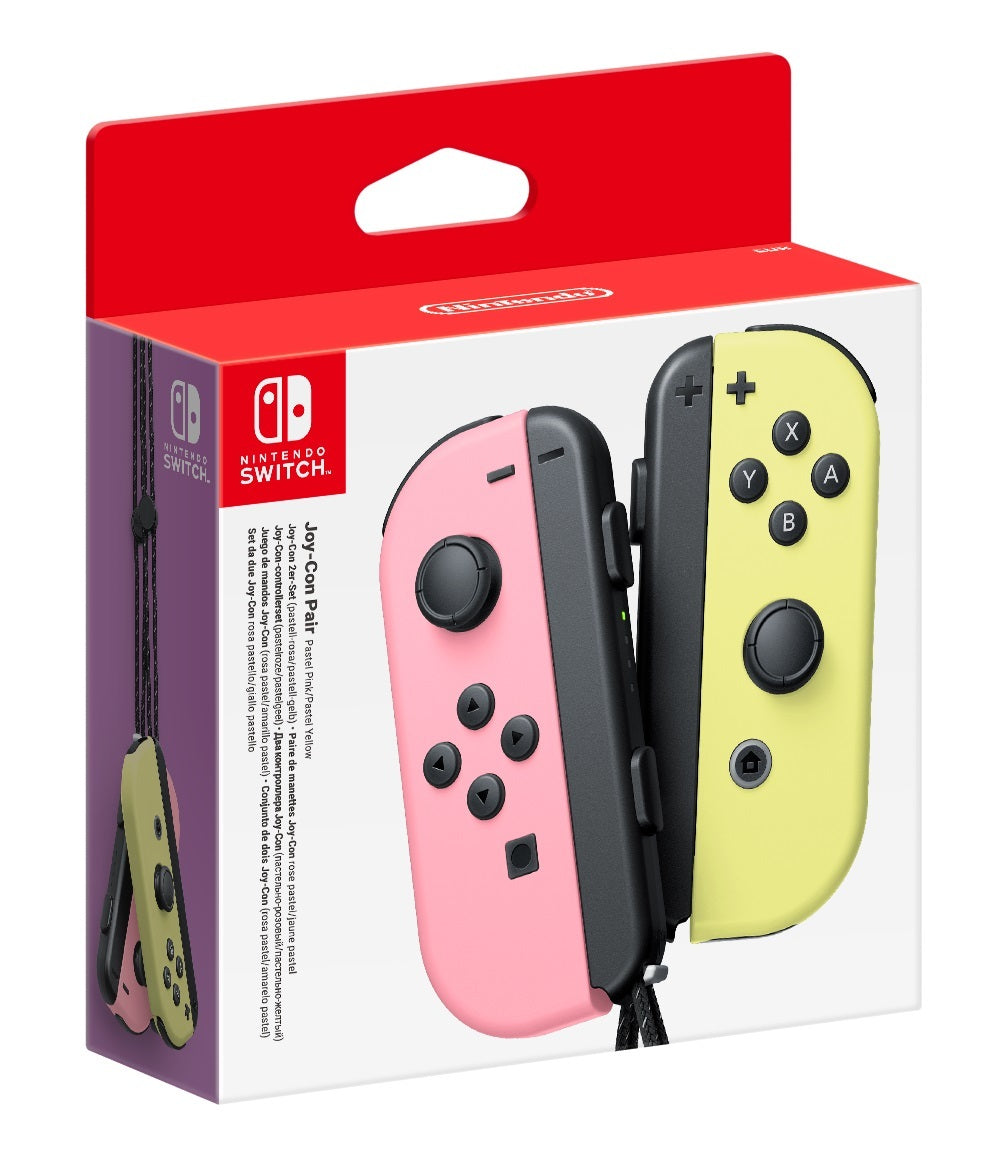 Nintendo Switch Joy-Con Pastel Pink/Pastel Yellow Controller Set