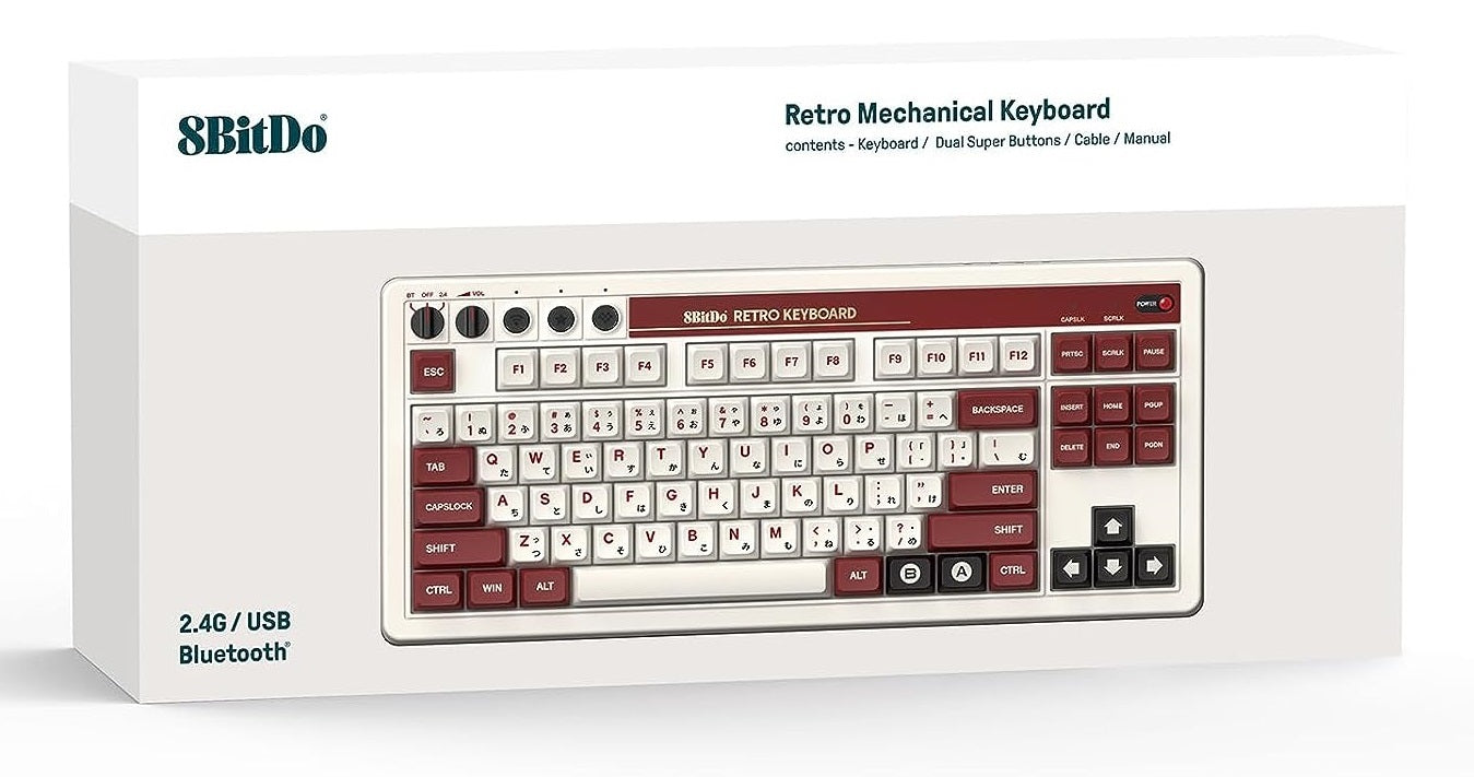 8Bitdo Retro Mechanical Keyboard - Fami Edition