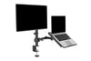 KOGAN 17"-32" Articulating Monitor Arm with Laptop Holder - Black