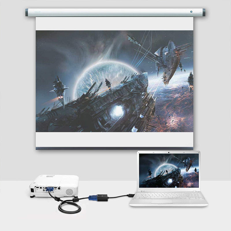 SUPREMTEK 1.35m VGA to VGA Cable - 2-Pack