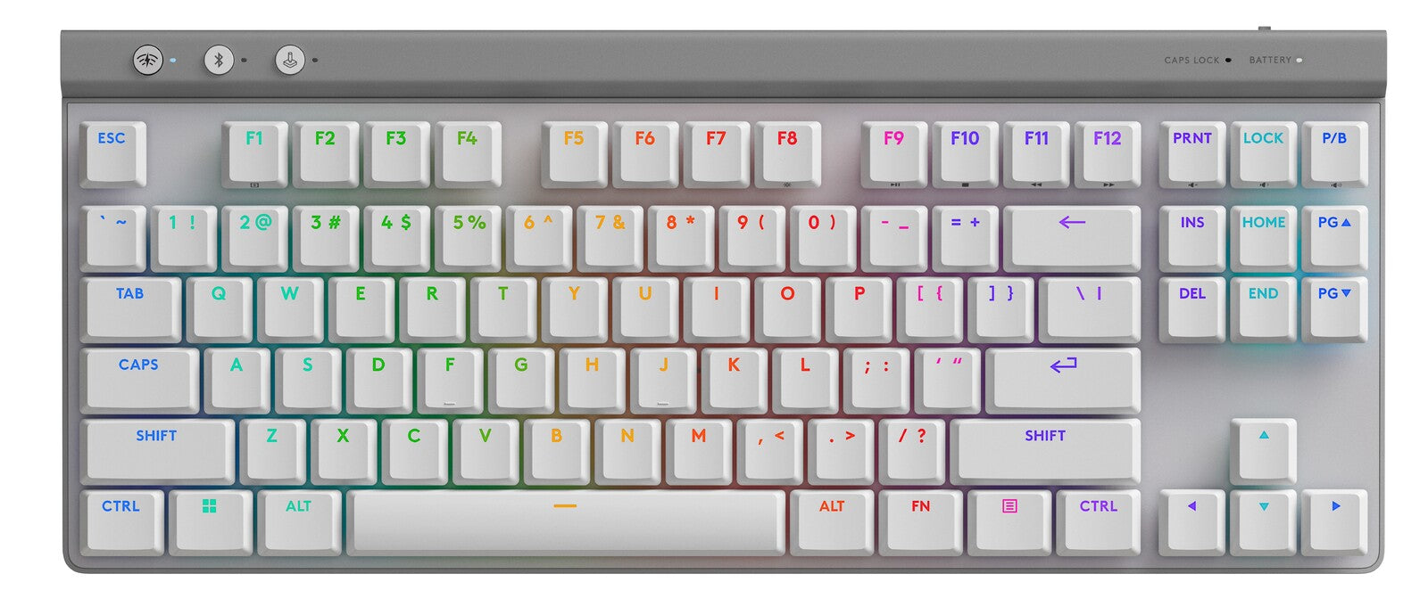 Logitech G515 Lightspeed TKL Wireless Gaming Keyboard (White / Tactile)