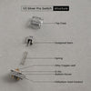 Akko: V3 Silver Pro Keyboard Switch 45 pieces