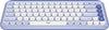Logitech Pop Icon Keys Compact Bluetooth Wireless Keyboard Lilac & Off White