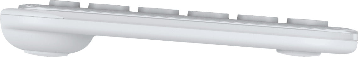 Logitech Pop Icon Keys Compact Bluetooth Wireless Keyboard Off White & Orange