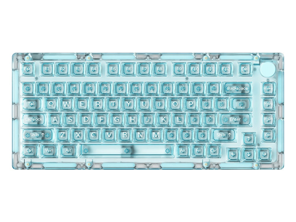Akko: MonsGeek ICE75 Blue Crystal Pro Switch Keyboard