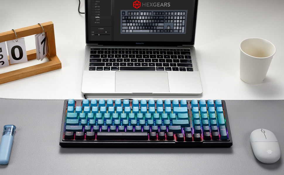 Hexgears M4 96% Linear Switch Mechanical Keyboard - Blue Gradient