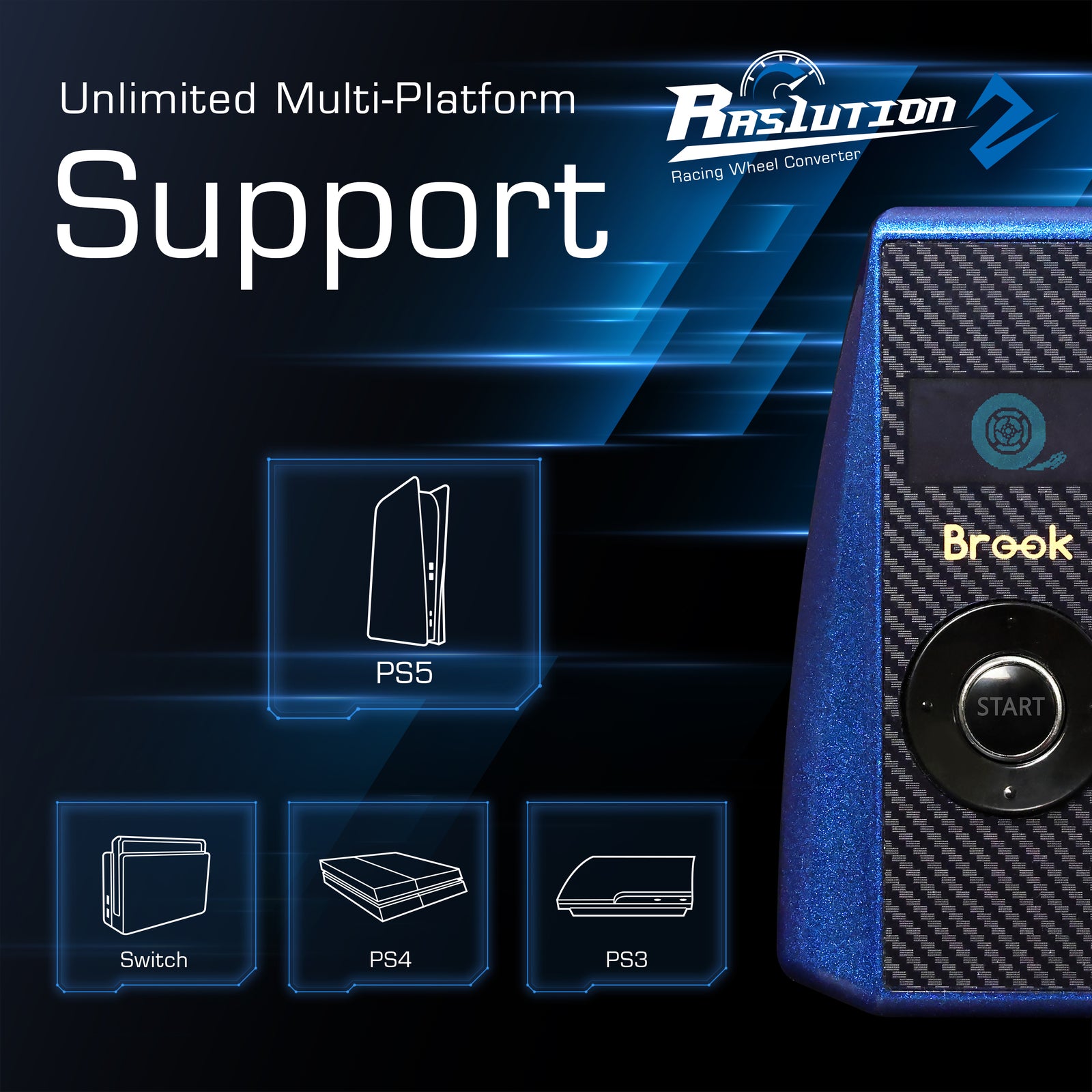 Brook - Ras1ution 2 Racing Wheel Converter