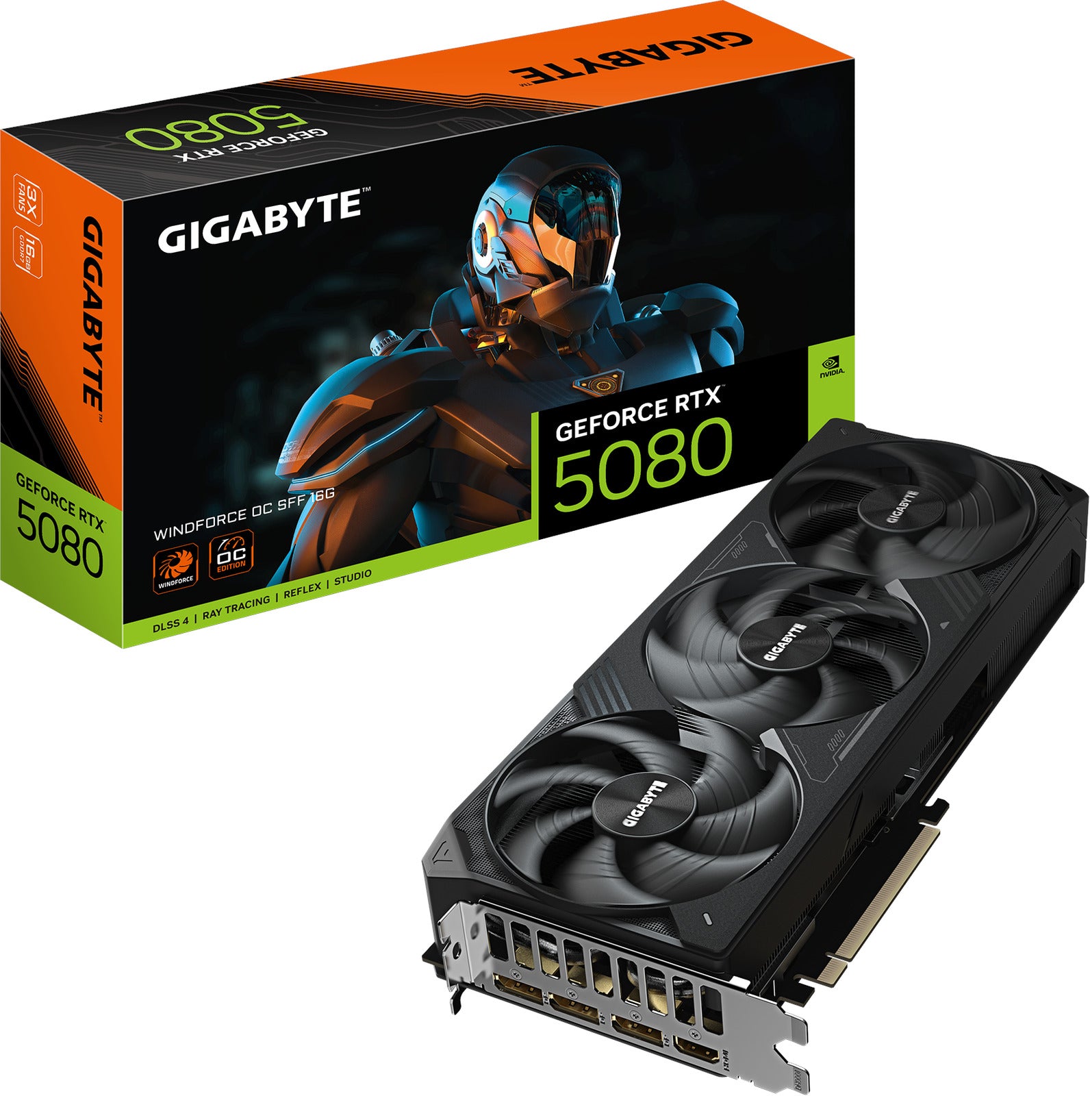 Gigabyte GeForce RTX 5080 Windforce OC SFF 16GB GPU