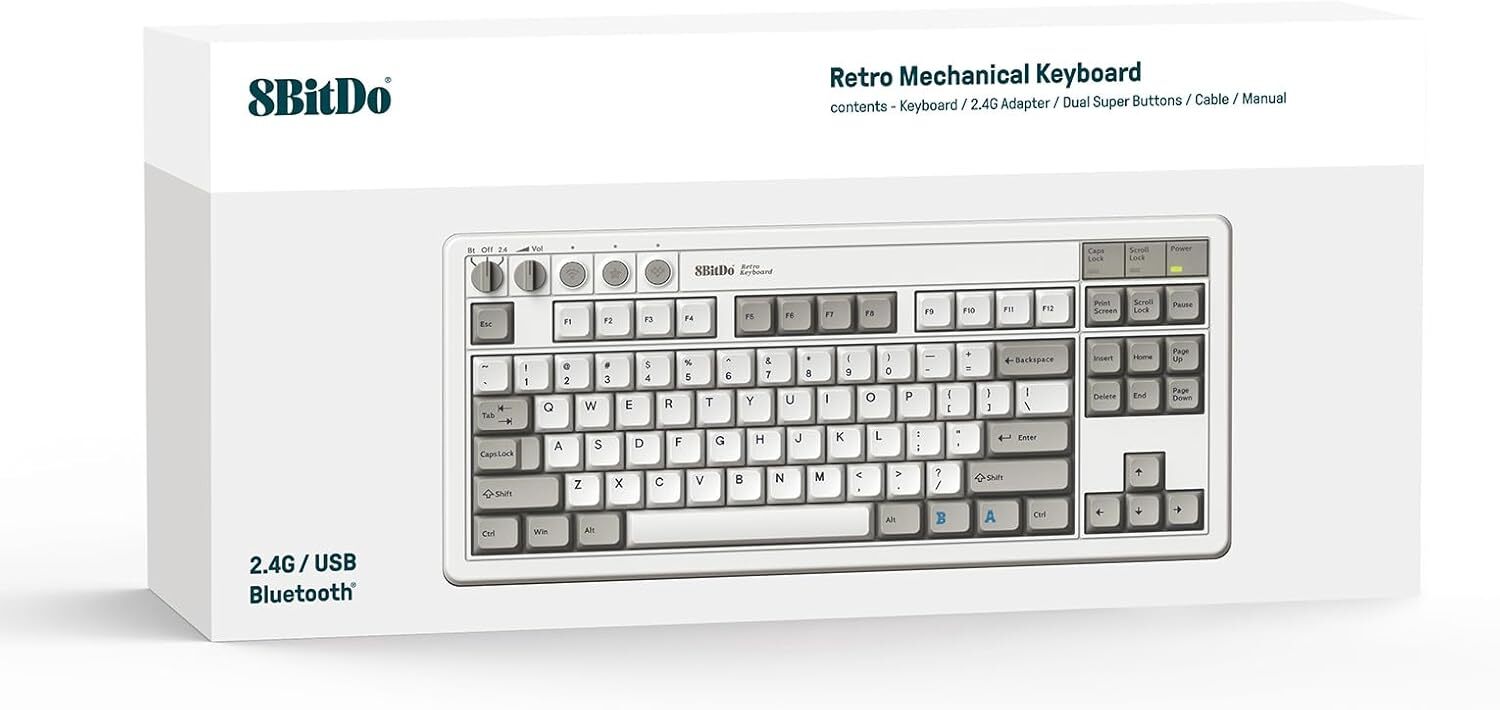 8Bitdo Retro Mechanical Keyboard - M Edition