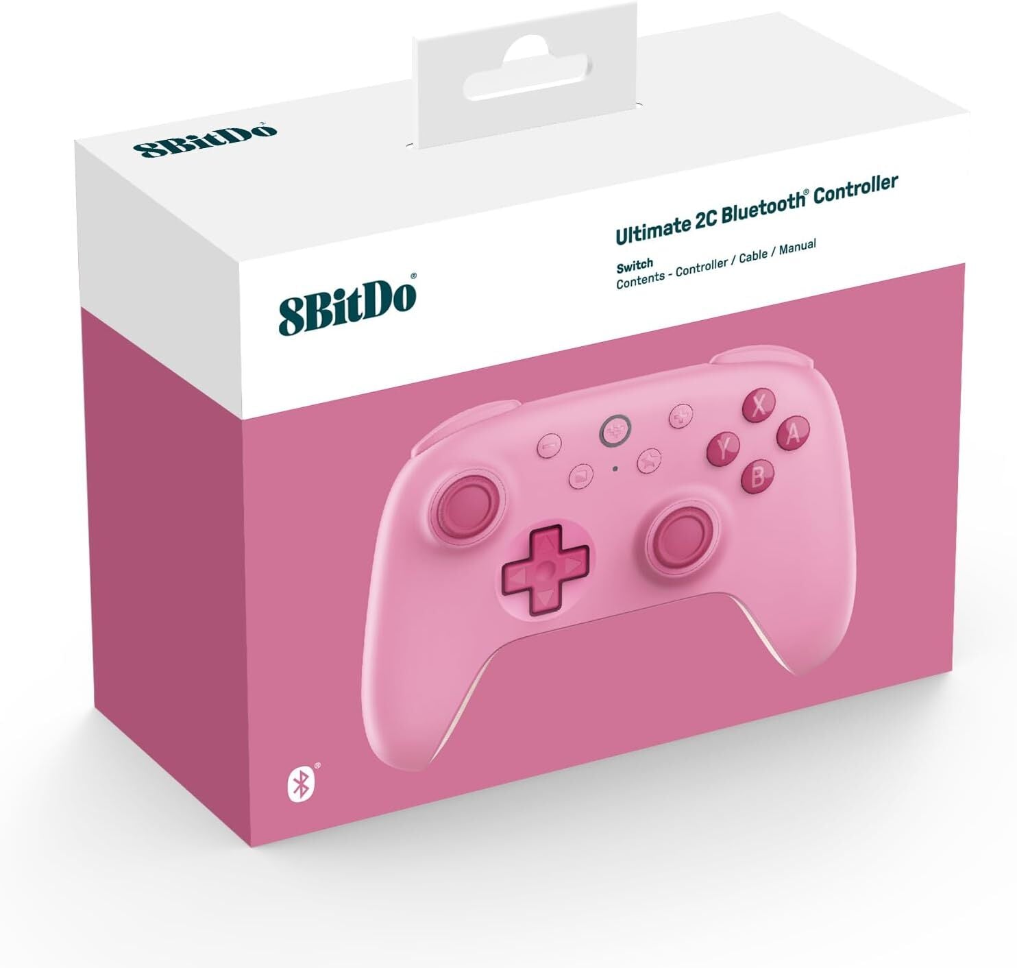 8Bitdo Ultimate 2C Bluetooth Controller for Switch (Pink)