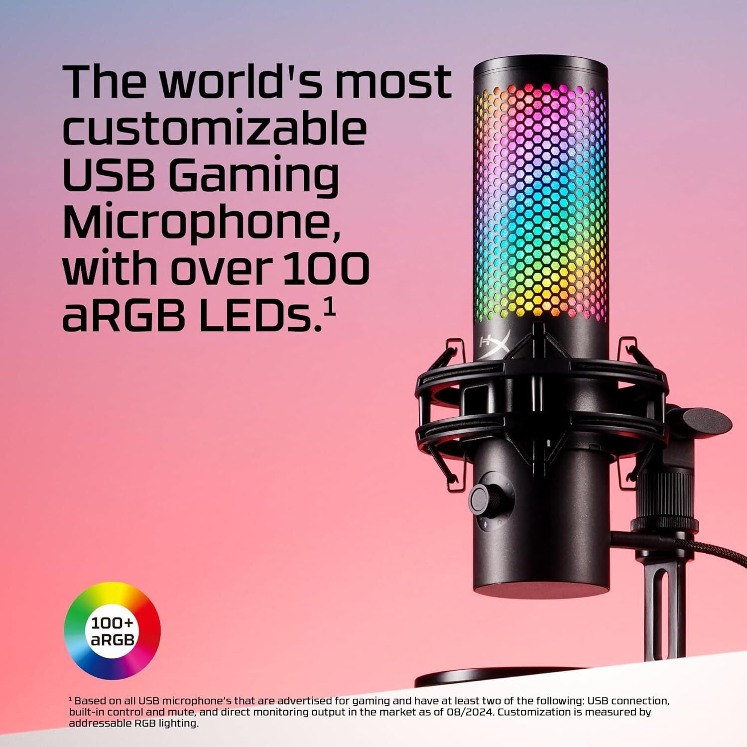 HyperX Quadcast 2 S RGB USB Microphone (Black)