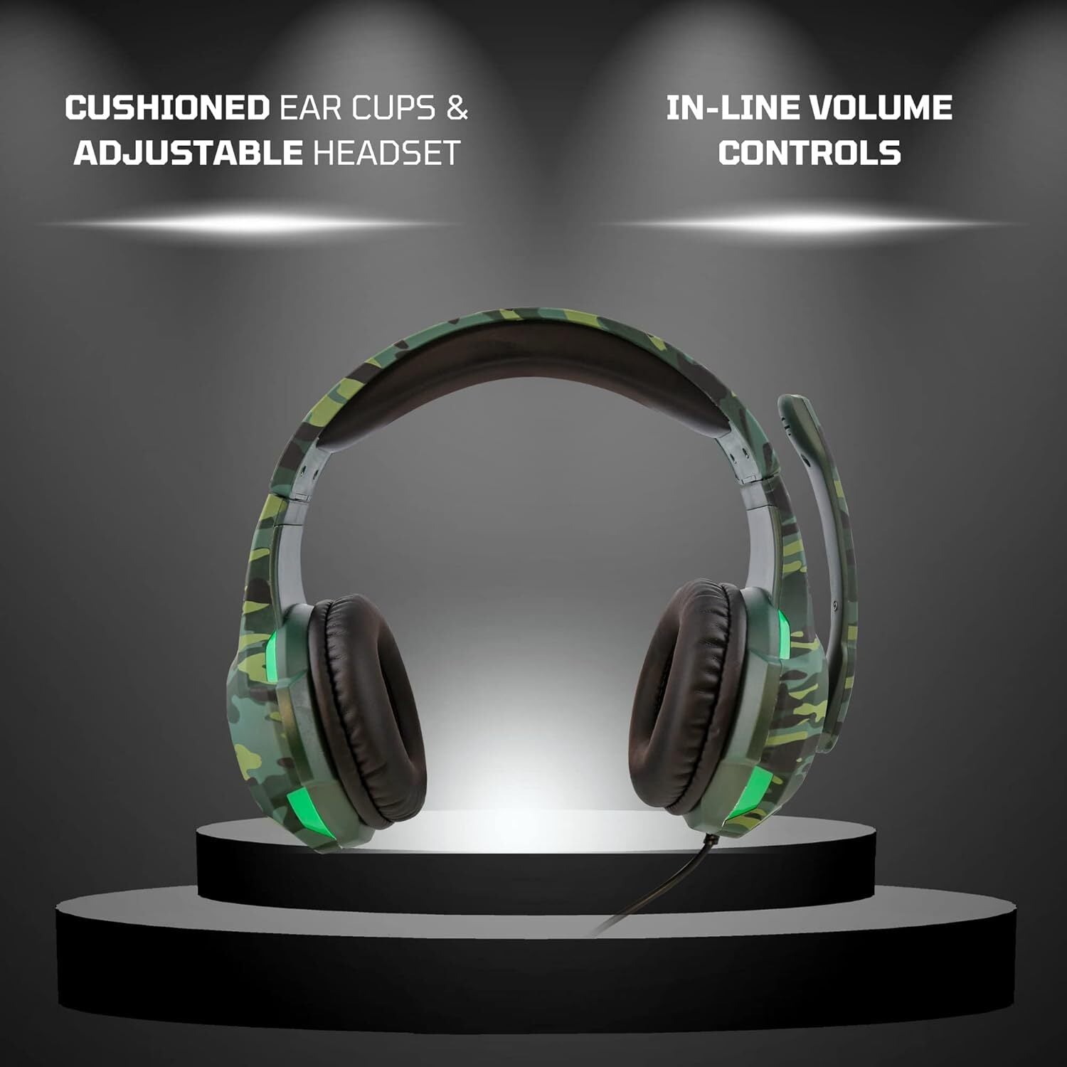 Nyko Deluxe Camo Headset (Green)