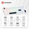 Hexgears Synergy WarpSpeed E4 Pro 99-Key RGB Wireless Mechanical Gaming Keyboard - White