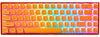 Hexgears Soda Orange 65% RGB Clicky Mechanical Wireless Gaming Keyboard - Orange