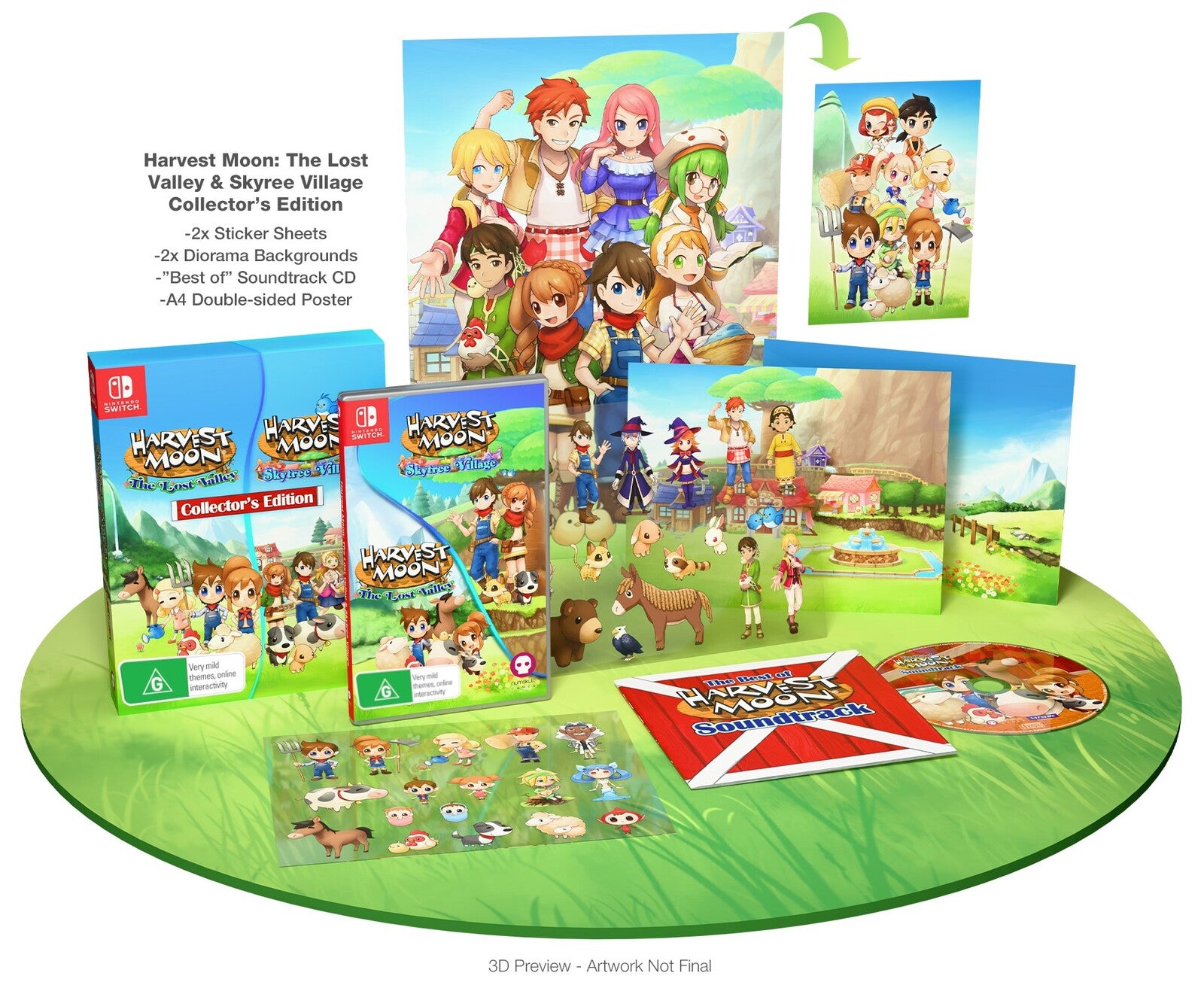 Harvest Moon: The Lost Valley & Skytree Village Double Pack Collector's Edition