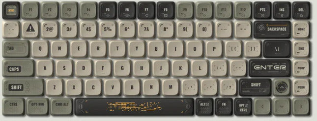 LOFREE Matrix Dye-sub PBT Keycaps Flow Series 84 Keys