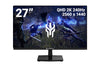 Juggernaut 27" QHD 2K 240Hz Gaming Monitor (2560 x 1440)