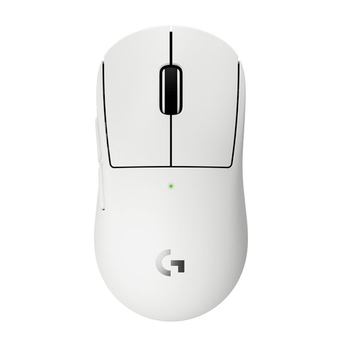 Logitech G PRO X SUPERLIGHT 2 Compact LIGHTSPEED Gaming Mouse (White)