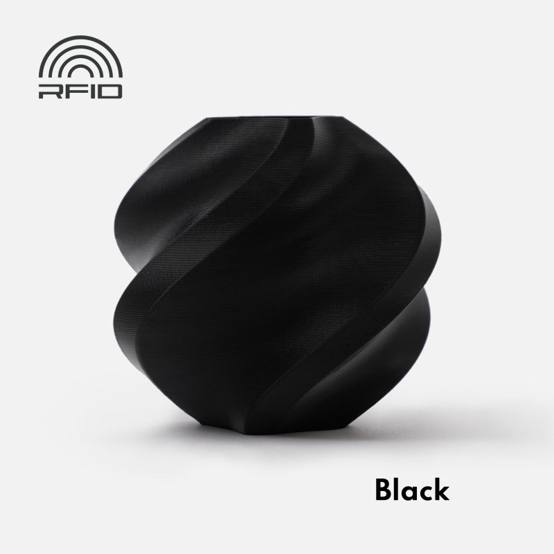 Bambu Lab PLA Basic - 1.75mm 1kg/Roll with Reusable Spool - Black