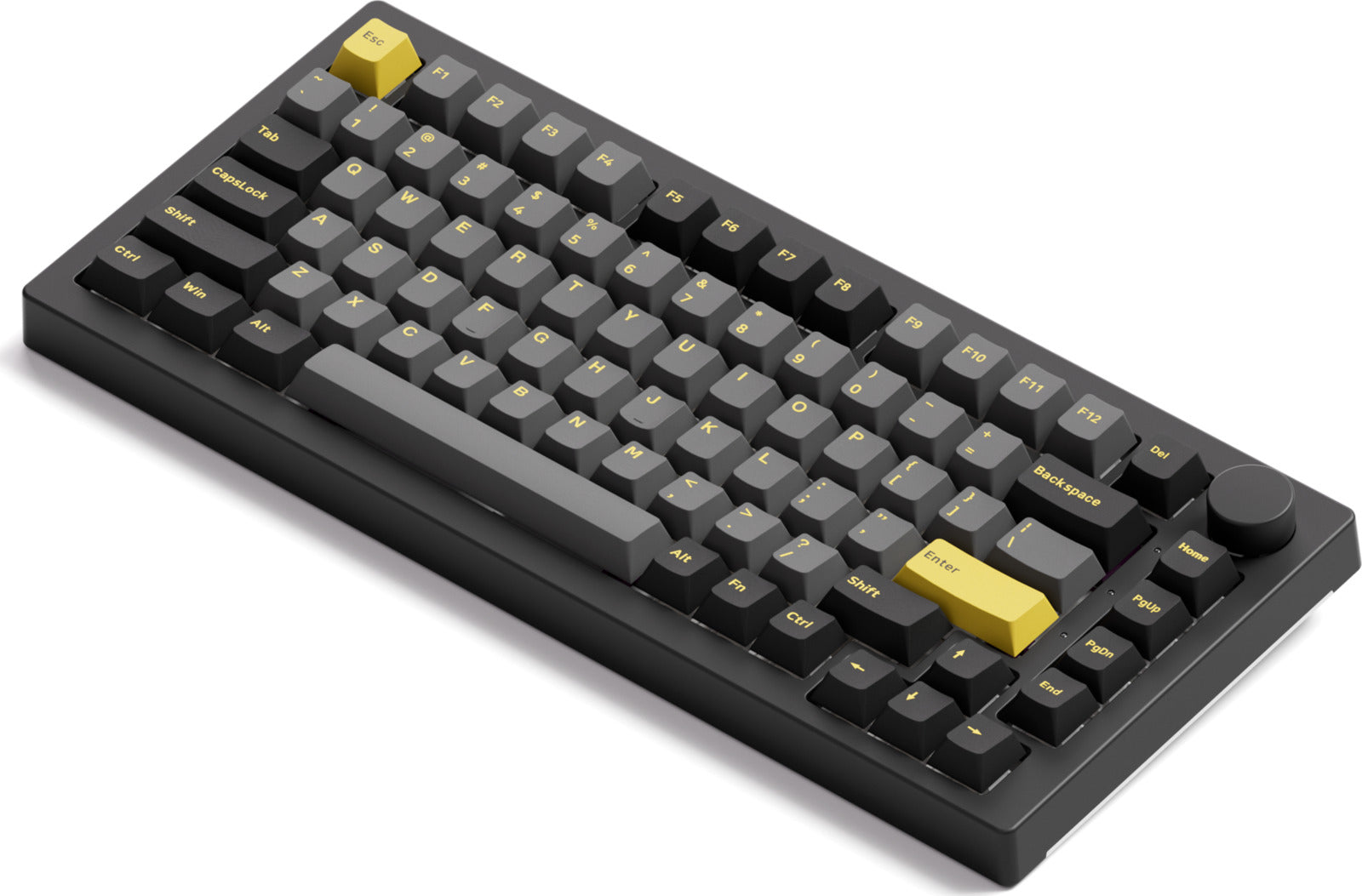 Akko Black & Gold 5075B Plus 75% V3 Cream Yellow Pro Hot-Swappable Wireless Mechanical Keyboard