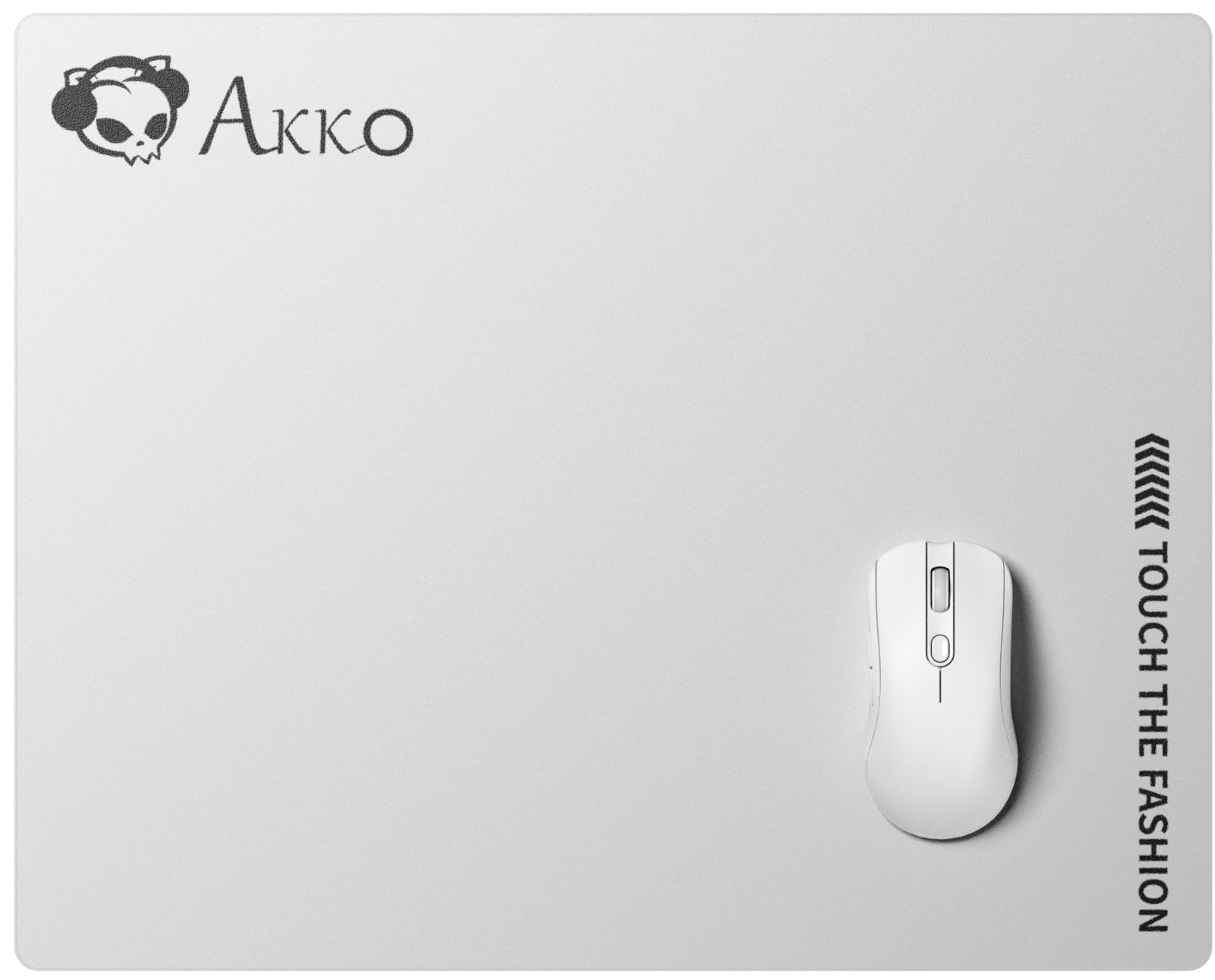 Akko Glass Gaming Mousepad - White