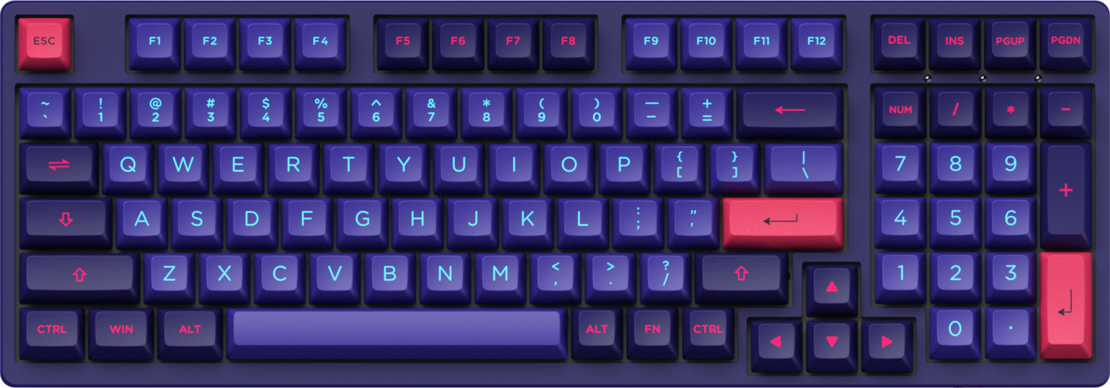 Akko Neon 3098 1800 Compact V3 Cream Yellow Pro RGB Wired Mechanical Keyboard