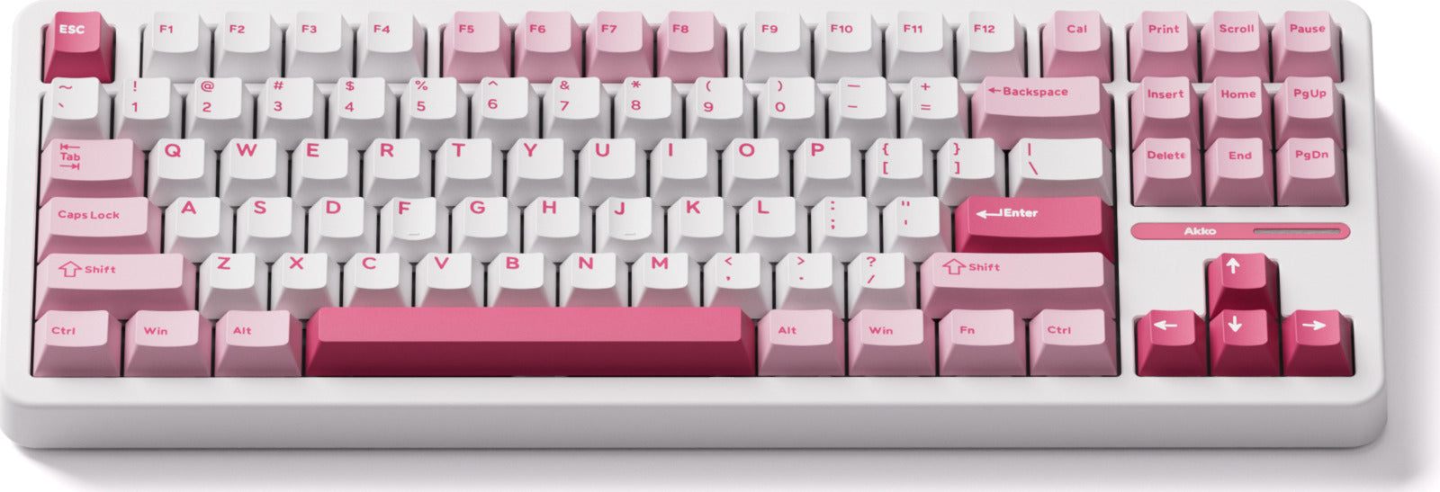 Akko Prunus Lannesiana TAC87 TKL Stellar Rose Hot-Swappable Wireless Mechanical Keyboard