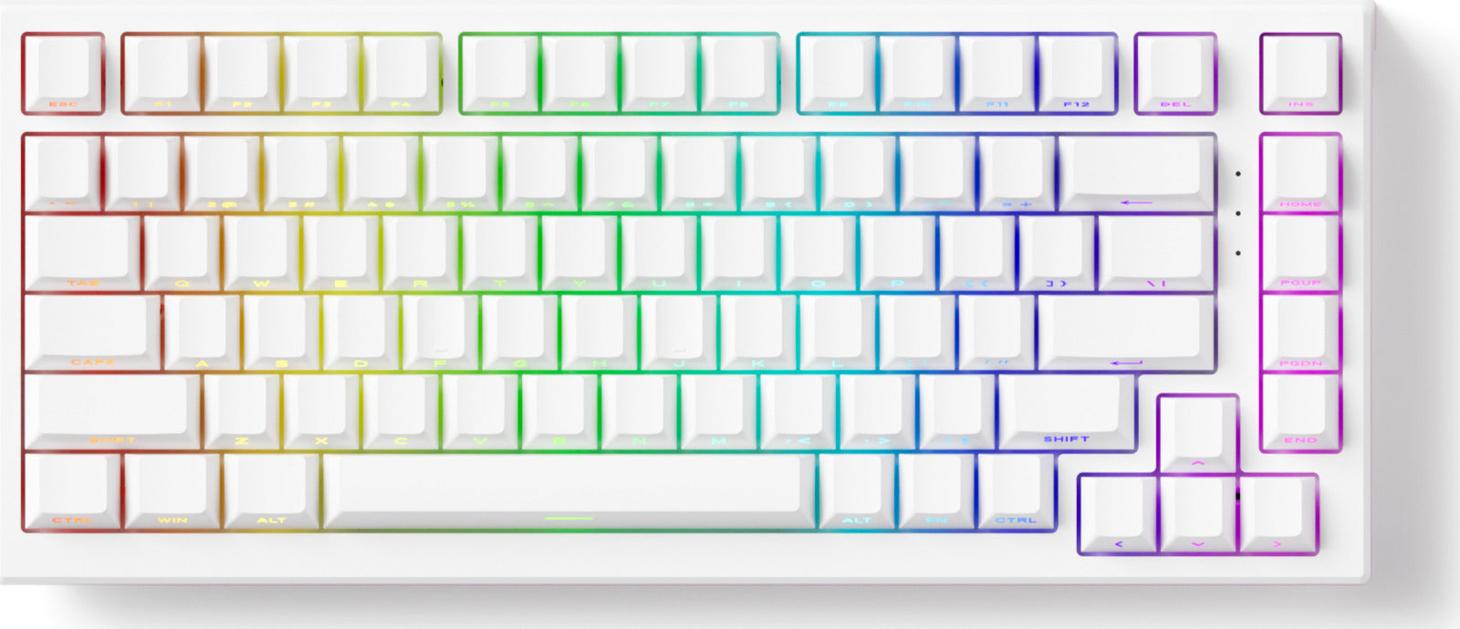 Akko TAC75 HE White 75% Magnetic AstroAim Wired Mechanical Keyboard
