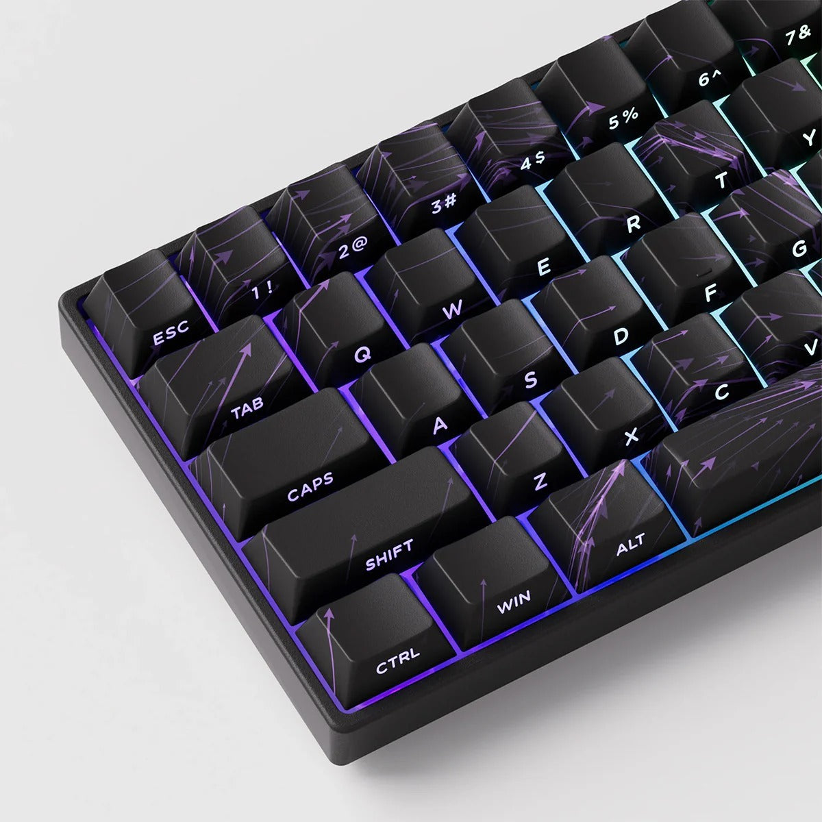 Akko x MonsGeek FUN60 Max Magnetic HE Glare Black Nebula Wireless Mechanical Keyboard