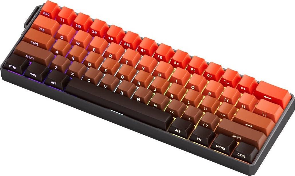 Akko x MonsGeek FUN60 Ultra Magnetic HE Glare Blaze Gradient Wired Mechanical Keyboard