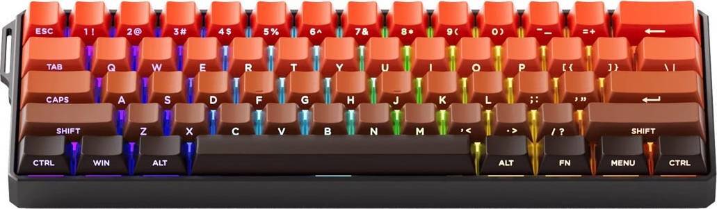 Akko x MonsGeek FUN60 Ultra Magnetic HE Glare Blaze Gradient Wired Mechanical Keyboard