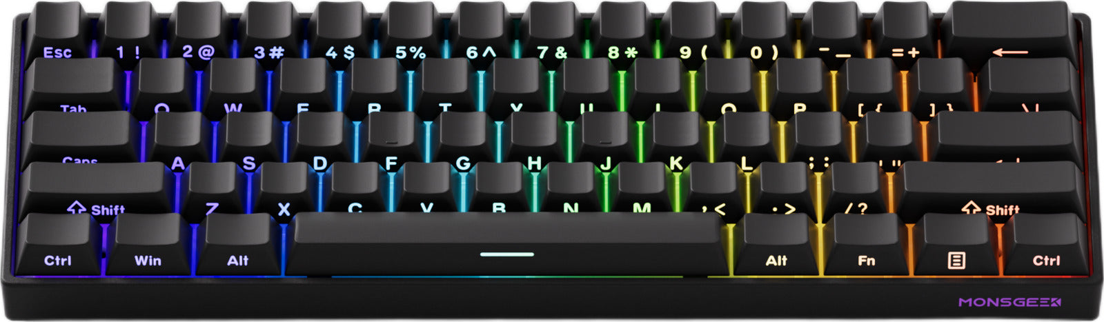 Akko x MonsGeek FUN60 Ultra Magnetic HE Glare SP Black Wireless Mechanical Keyboard