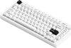 Akko x MonsGeek M1 V5 Black-on-White 75% Cilantro Hot-Swappable Wireless Mechanical Keyboard