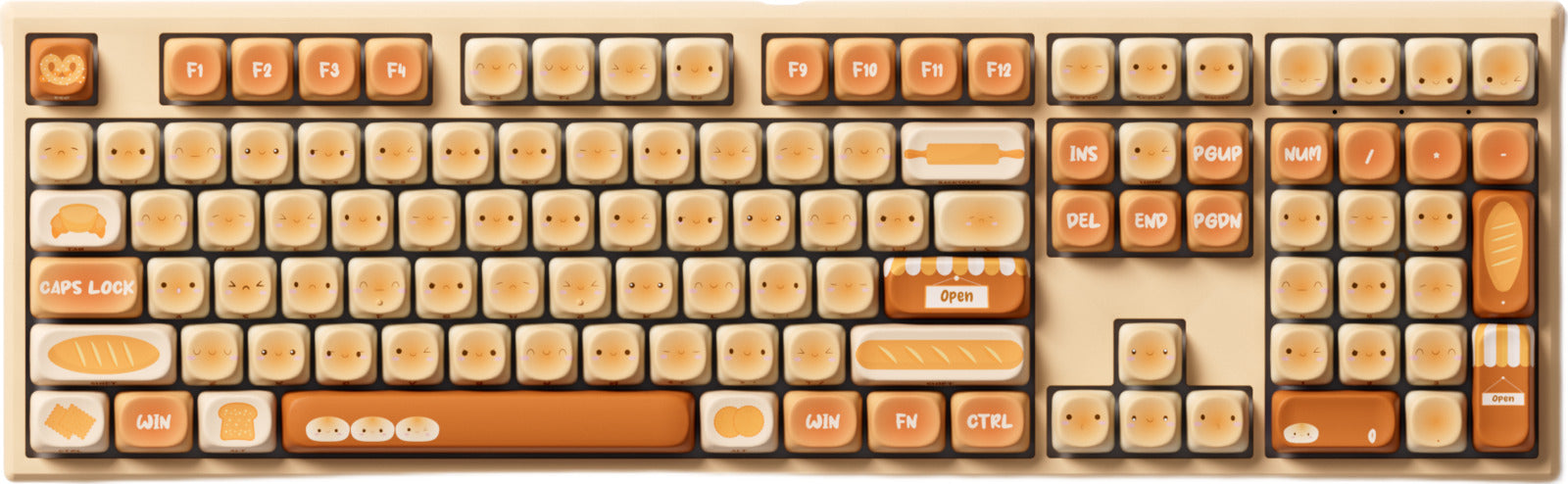 Akko x MonsGeek MG108B Bun Wonderland MOG 100% Cilantro Hot-Swappable Wireless Mechanical Keyboard