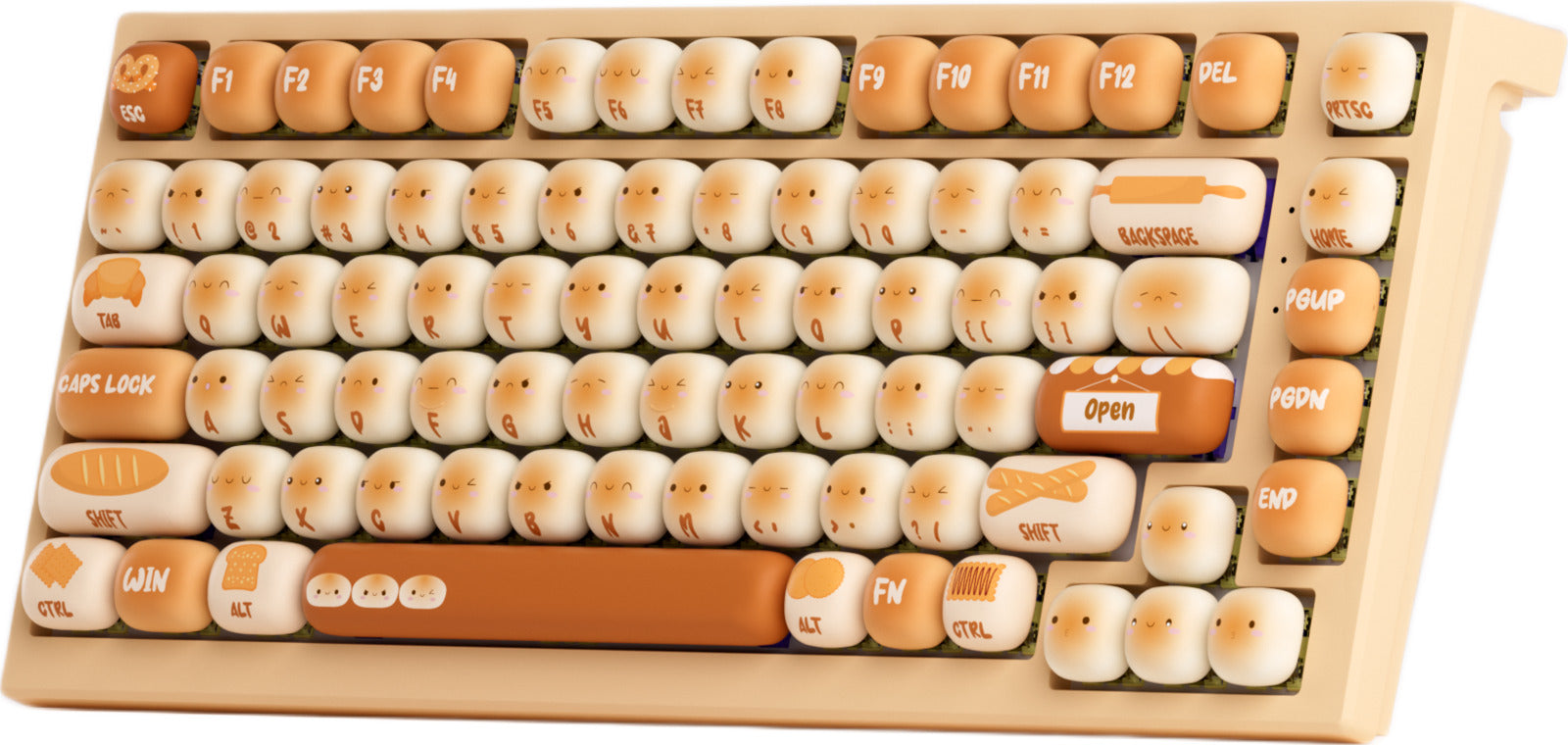 Akko x MonsGeek MG75W Bun Wonderland 75% V3 Piano Pro Hot-Swappable Wireless Mechanical Keyboard