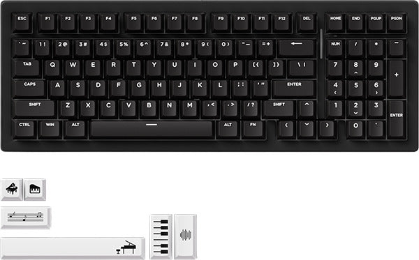 Akko x MonsGeek M2 V5 VIA 1800 Compact Stellar Rose Fully Assembled Hot-Swappable Wireless Mechanical Keyboard