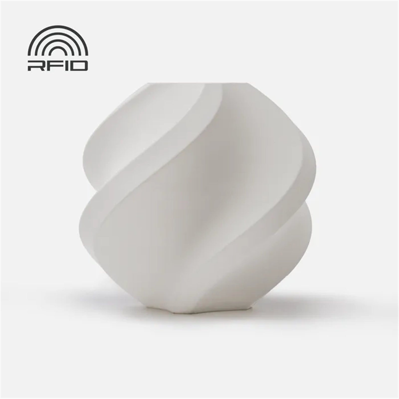 Bambu Lab PLA Matte - 1.75mm 1kg/Roll with Reusable Spool - Ivory White