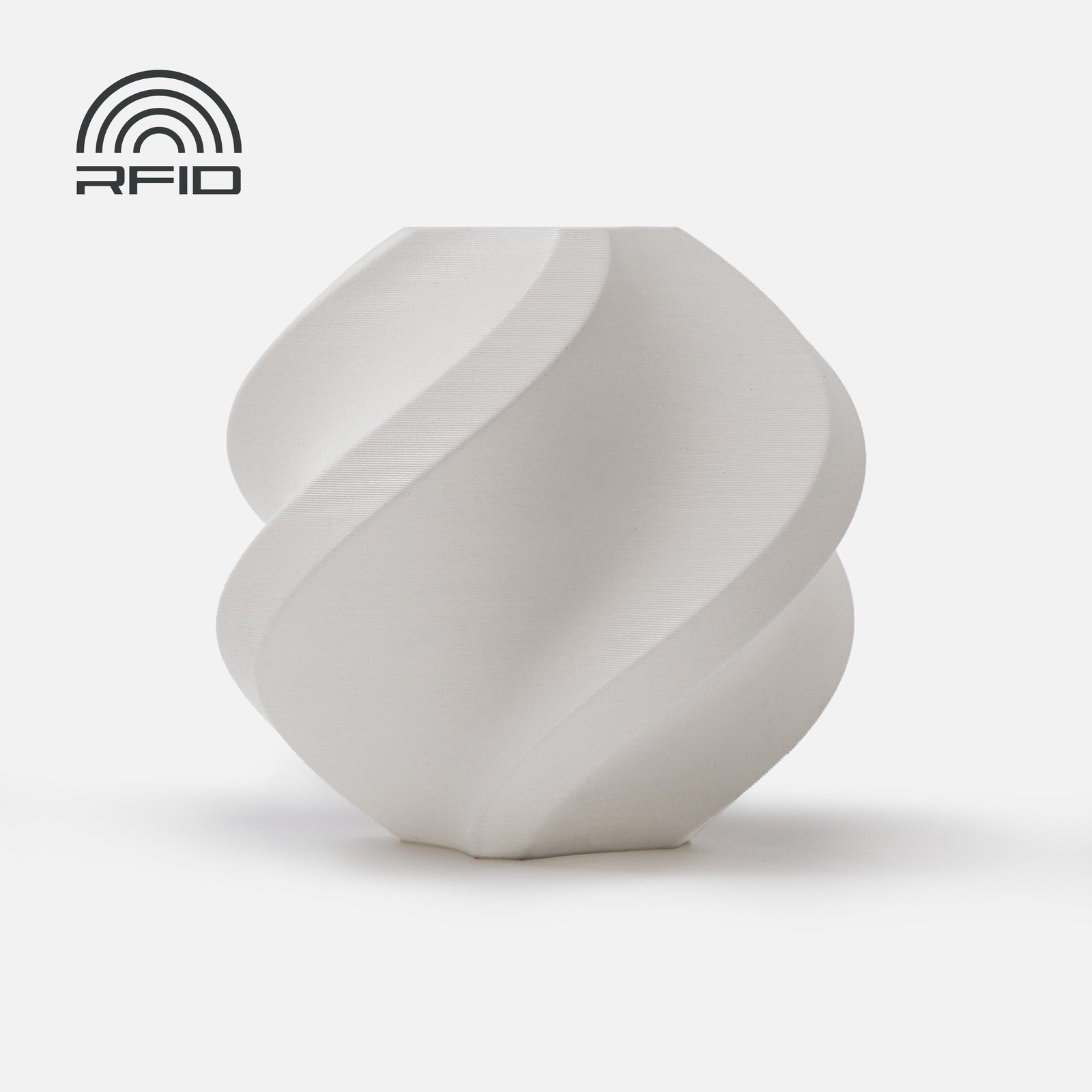 Bambu Lab PLA Matte - 1.75mm 1kg/Roll without Reusable Spool - Ivory White